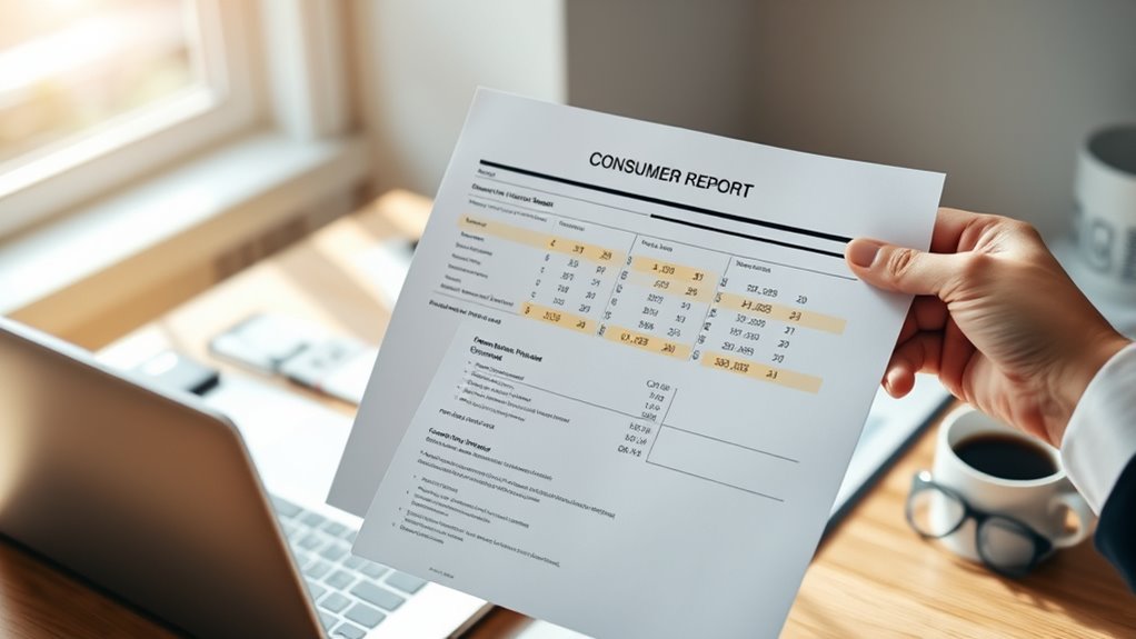 interpreting consumer report details