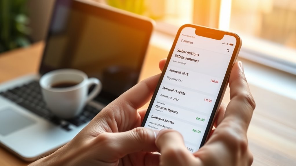 check subscription renewal details