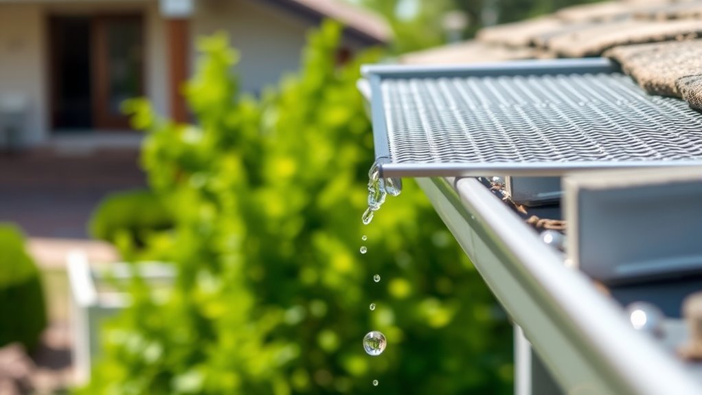gutter guards improve flow