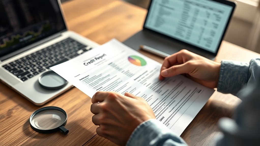 regularly review and dispute credit