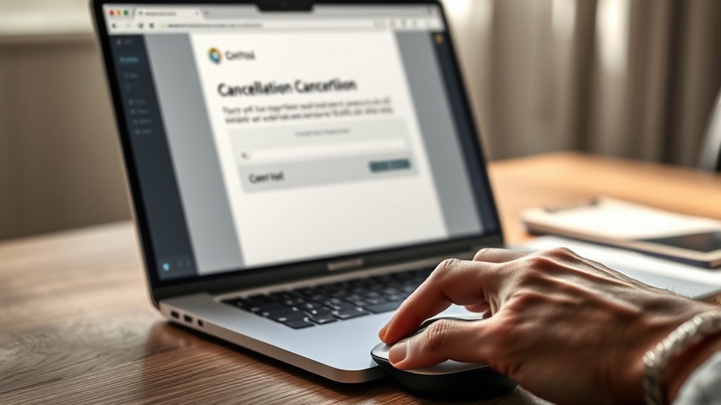 verify cancellation and charges